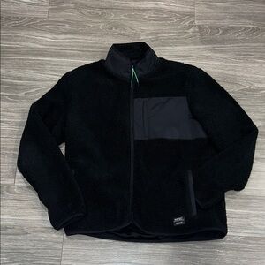 WESC Black Fleece Jacket for Men
